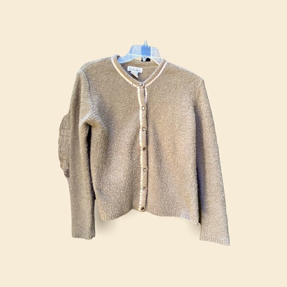 Vintage Gallagher Cardigan Sweater Wool Blend Sz L